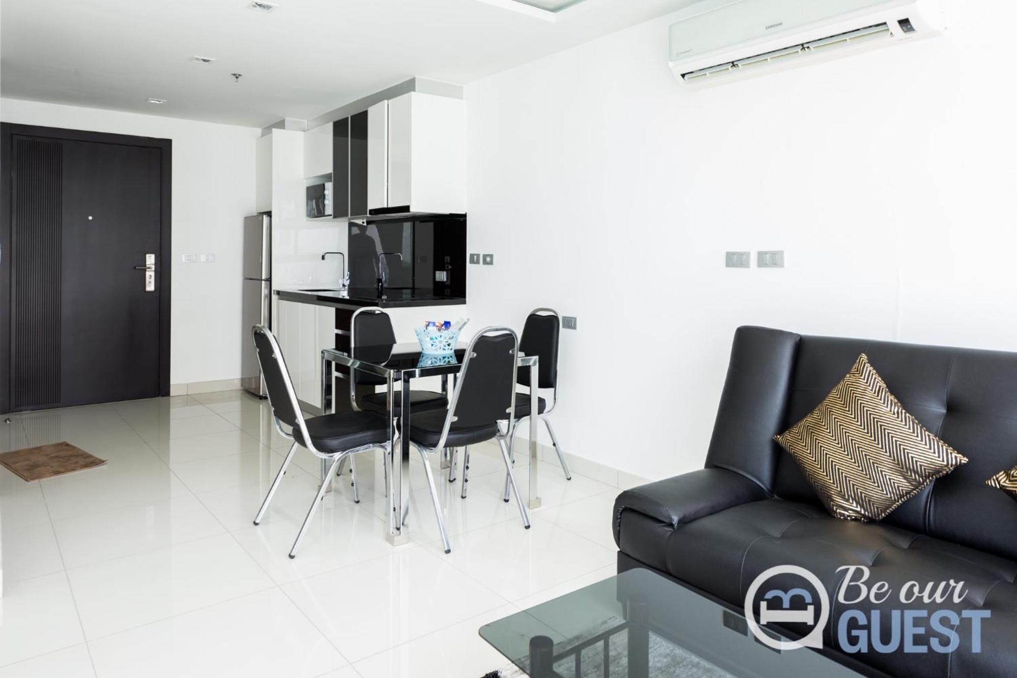Stunning Sea View Condo On The Beach - Monthly Stay 芭達亞 外观 照片