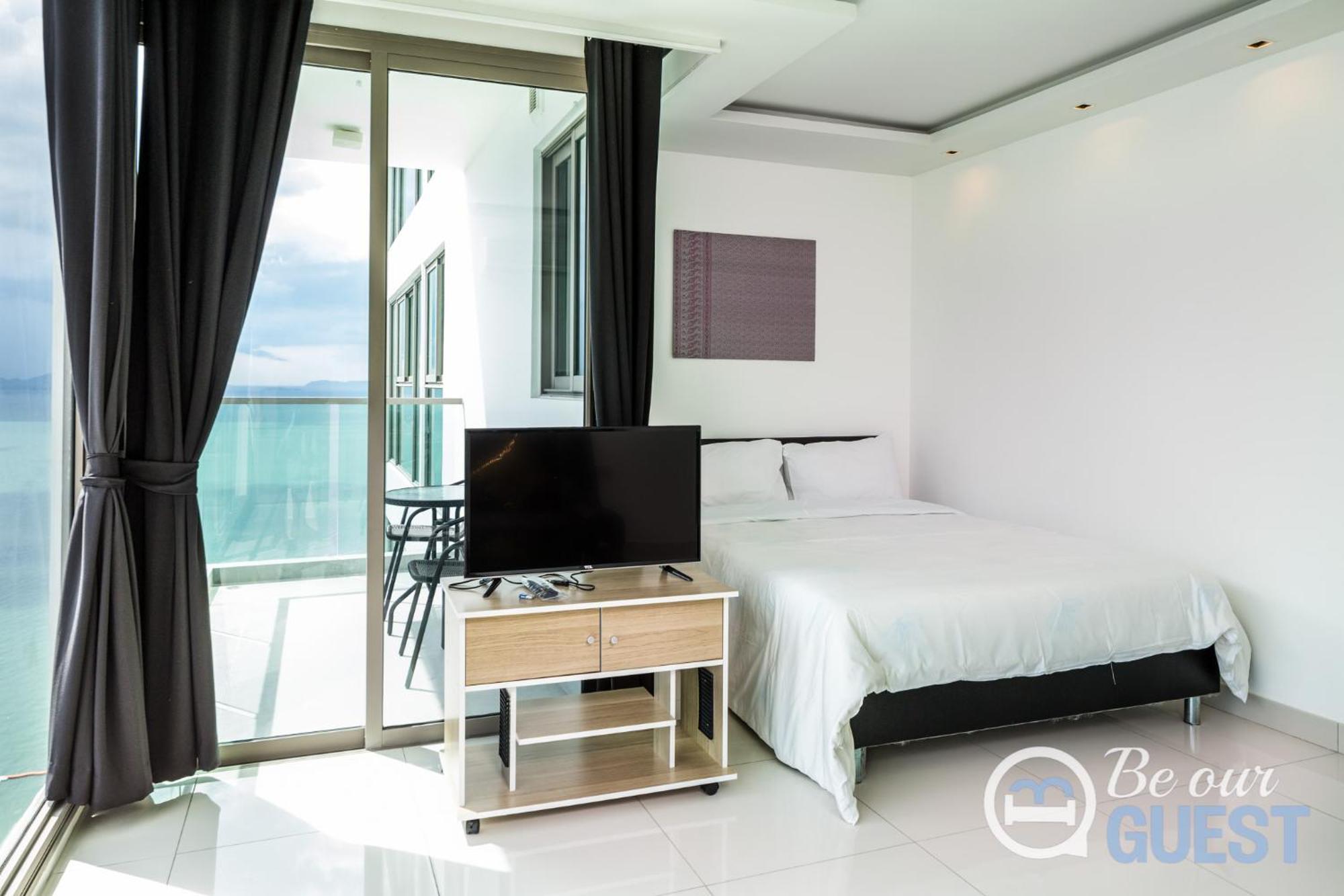 Stunning Sea View Condo On The Beach - Monthly Stay 芭達亞 客房 照片